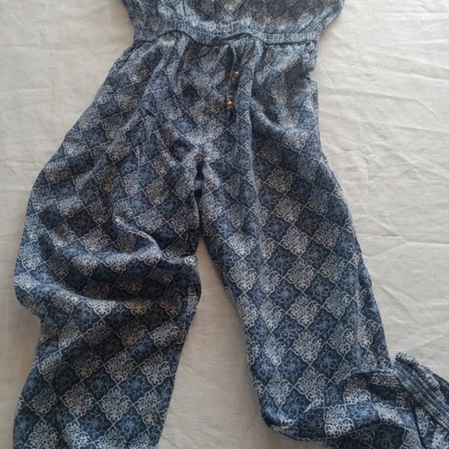 Monsoon Boho one-piece jumpsuit for girls 6 years, like new, 100% viscose