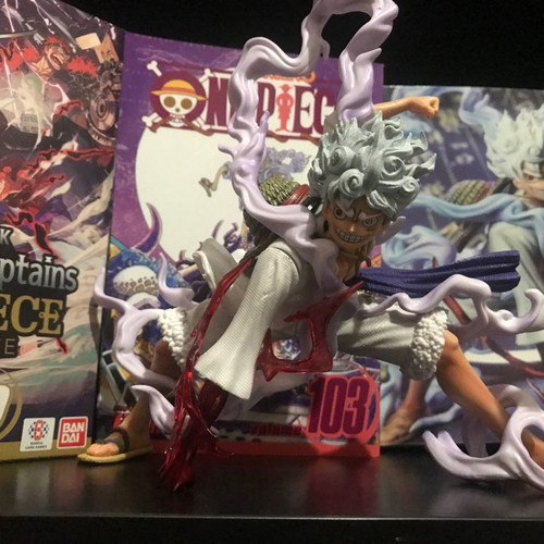 One Piece Luffy Gear 5 Sun God Nika figure new with box