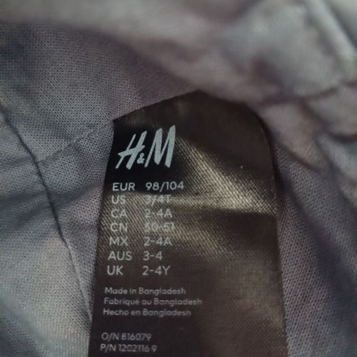 H&M summer hats set for boys, 2-4 years