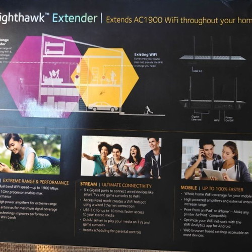 Netgear EX7000 AC1900 WiFi Range Extender