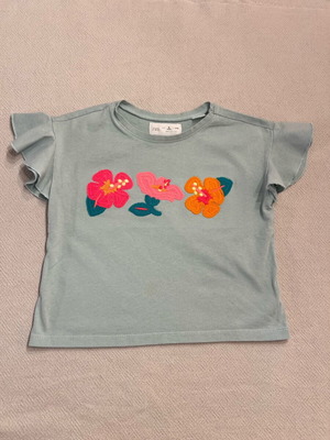 Zara top with embroidery for 6-year-old girl used