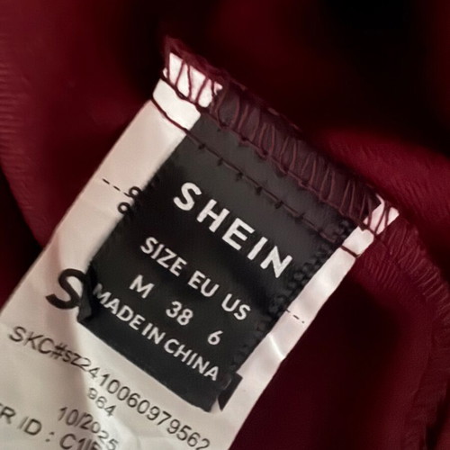 Burgundy skirt Shein size M 38 10 unused
