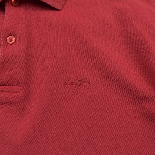 Lotto red polo shirt used, size small