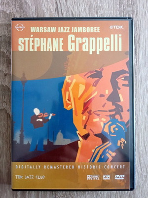 DVD Stéphane Grappelli μεταχειρισμένο, jazz συναυλία Warsaw Jamboree 1991
