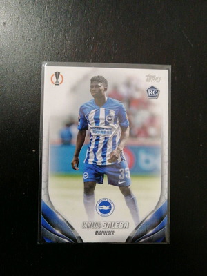 Κάρτα 2023-24 Topps UEL Carlos Baleba RC σαν καινούργια