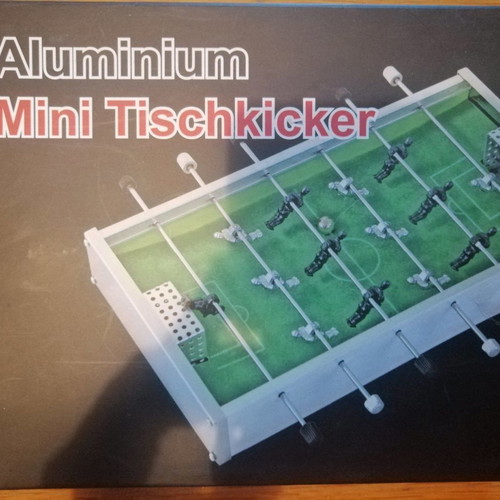 Aluminium foosball table new, ideal as a gift
