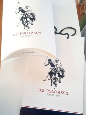 Us polo ASSN white gift box new 45x40cm x 7cm