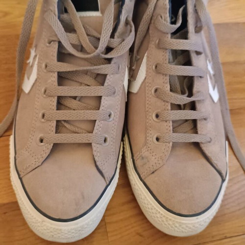 Converse All Star casual shoes size 44.5 like new, white beige