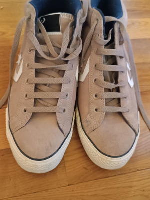 Converse All Star casual shoes size 44.5 like new, white beige