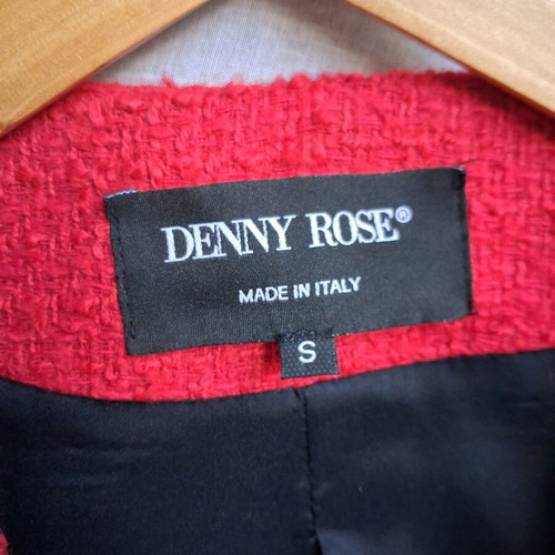 Denny Rose red jacket like new, short with 3/4 sleeve