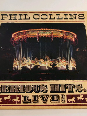 Phil Collins Serious Hits Live double album used, rock