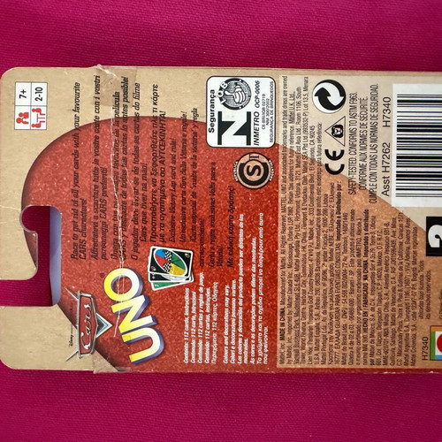 Uno Cars board game like new