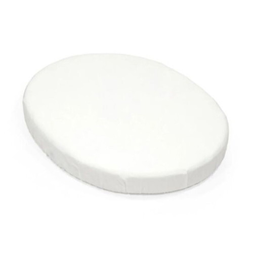 Stokke Sleepi Mini V3 fitted baby sheet like new, white and beige