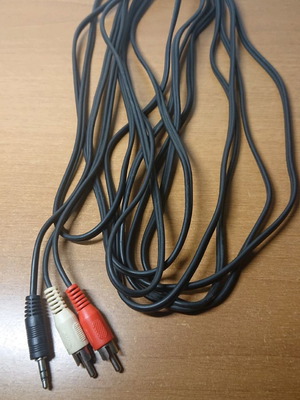 Καλώδιο RCA προς 3,5 mm jack 5 μέτρα σαν καινούργιο