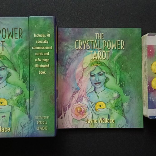 Crystal Power Tarot deck by Jayne Wallace like new