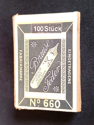 Brause Feder pen nib box used