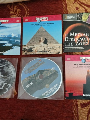Пакет от 6 използвани документални филми, DVD с дублаж