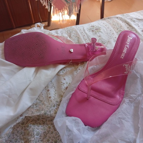 Juicy Couture pink heels