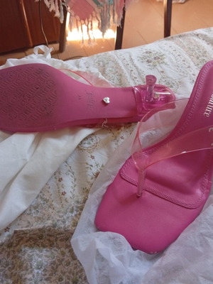 Juicy Couture pink heels