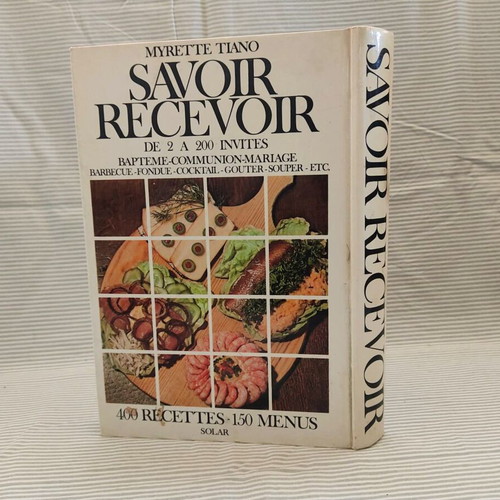 Savoir Recevoir book used, French, Myrette Tiano 1975