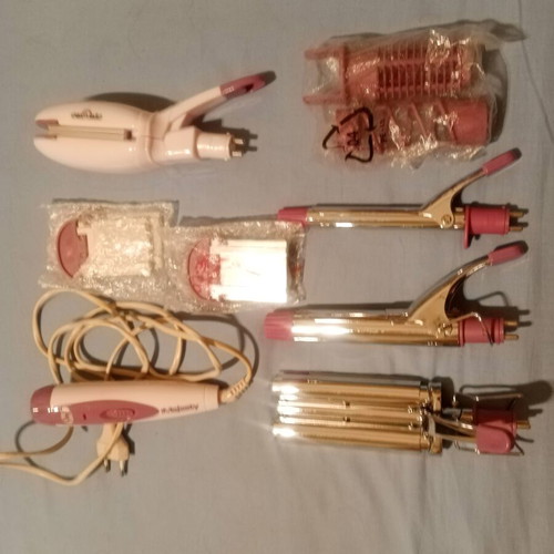 Hair Majestic 9 in 1 Hair Straightener with Accessories and Carrying Bag new