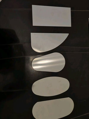 Metal ribs set for ceramics like new
