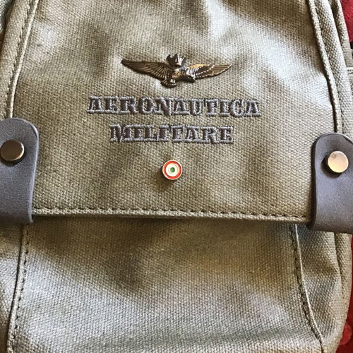 Aeronautica Militare shoulder bag new, green, 20x15cm