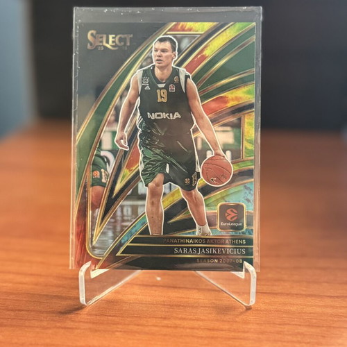 25-26 Panini EuroLeague Select Jasikevicius /25 Panathinaikos card