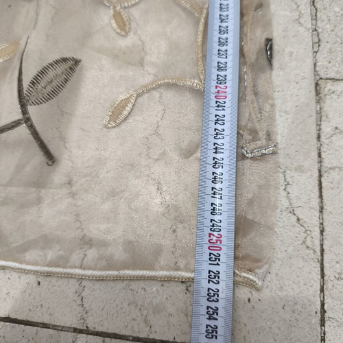 Curtain used, 5 meters height, 2.52 width
