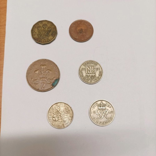 Great Britain Coins Used, Lot of 38 Pieces