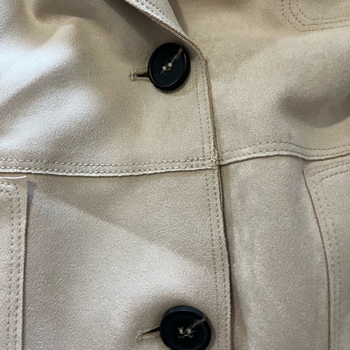 Sleeveless beige Zara coat size S like new