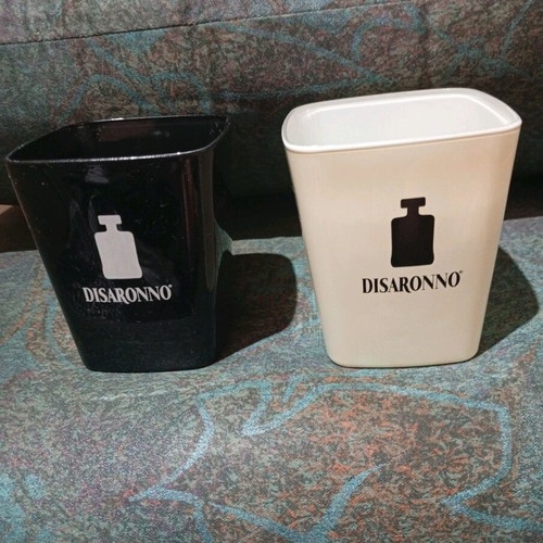 Disaronno Square Glasses Set of 2 Like New