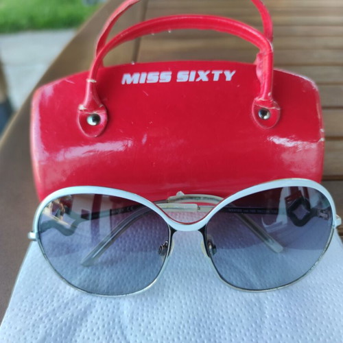 Miss Sixty women's sunglasses used, white and silver