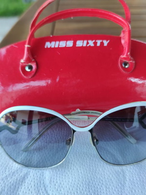 Miss Sixty women's sunglasses used, white and silver