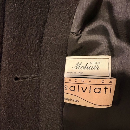Ludovica Salviati coat black like new, size M