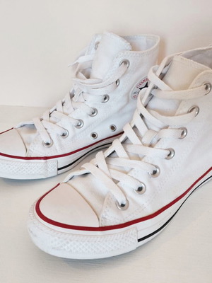Converse All Star ψηλά λευκά sneakers σαν καινούργιο, νούμερο 36,5