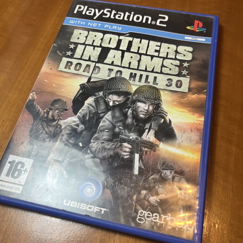 Brothers in Arms: Road to Hill 30 παιχνίδι PS2 μεταχειρισμένο, πλήρες με manual