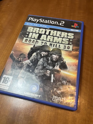 Brothers in Arms: Road to Hill 30 παιχνίδι PS2 μεταχειρισμένο, πλήρες με manual