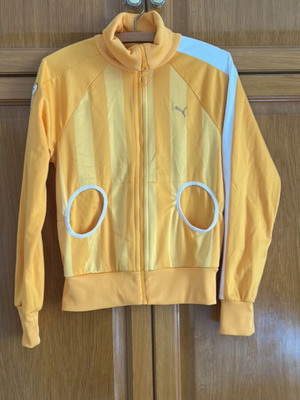 Puma jacket used, yellow, size M