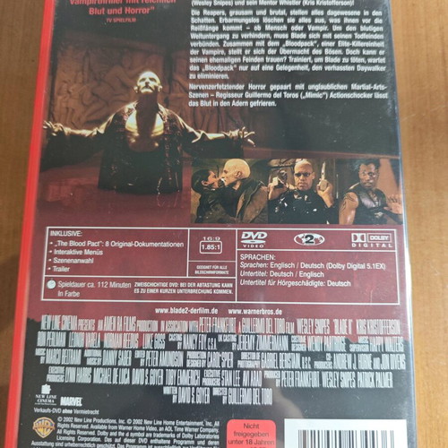 Blade II DVD like new, action and adventure with Wesley Snipes