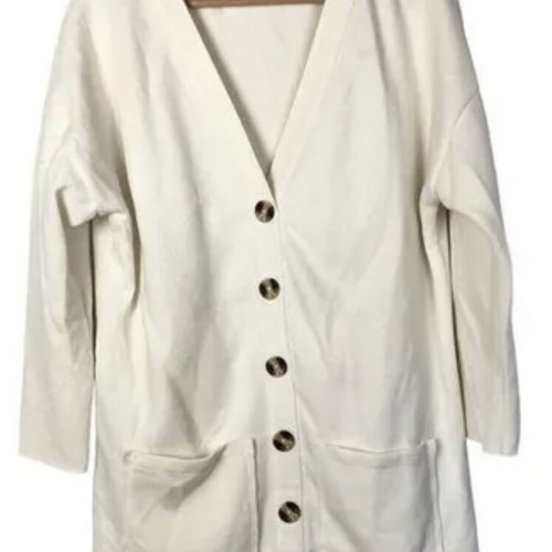 Asos cardigan dress like new, off white, size S-M