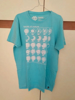 T-Shirt Element πολύ καλό, μέγεθος L, τιρκουάζ, βαμβακερό