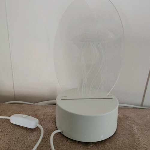 Table decorative lamp Medusa LED transparent used