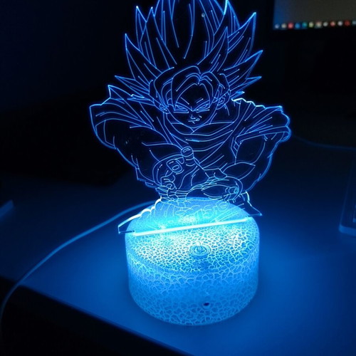 Son Goku Dragon Ball Z Super Saiyan USB light RGB used