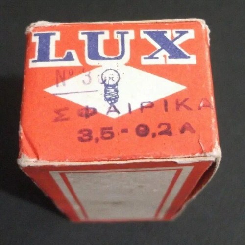 Vintage LUX car bulbs Greek made, like new, pack of 9