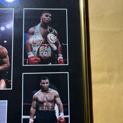 Mike Tyson Signed Replica A3 Poster with Frame