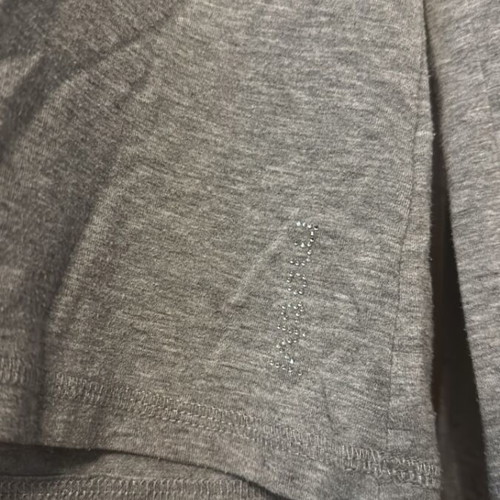 Motivi gray long sleeve polo shirt size S like new