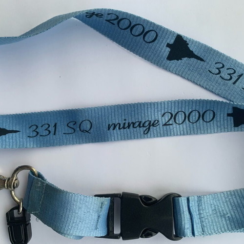 Lanyard 331 Squadron Mirage 2000 like new collectible