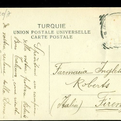 Postcard Thessaloniki - White Tower used, 1900s decade