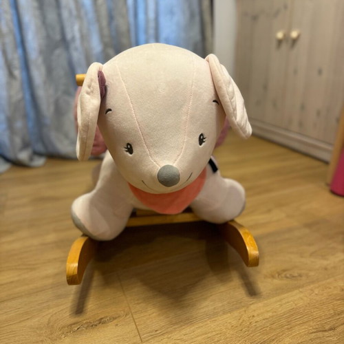 Nattou Rocking Mouse like new, soft fabric for babies